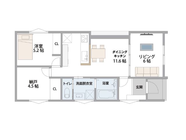 加茂郡川辺町間取り図