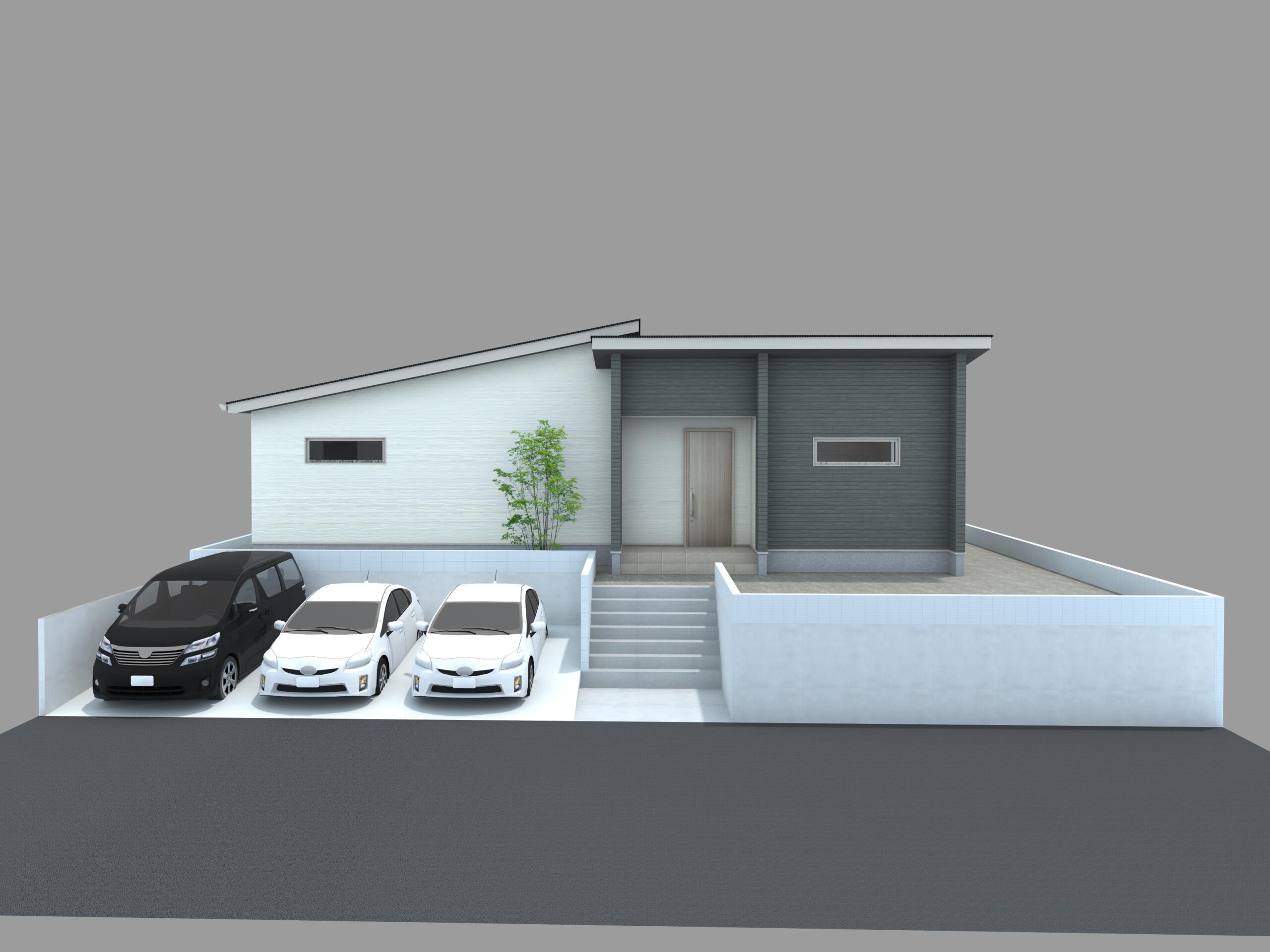 多治見市滝呂町外観パース