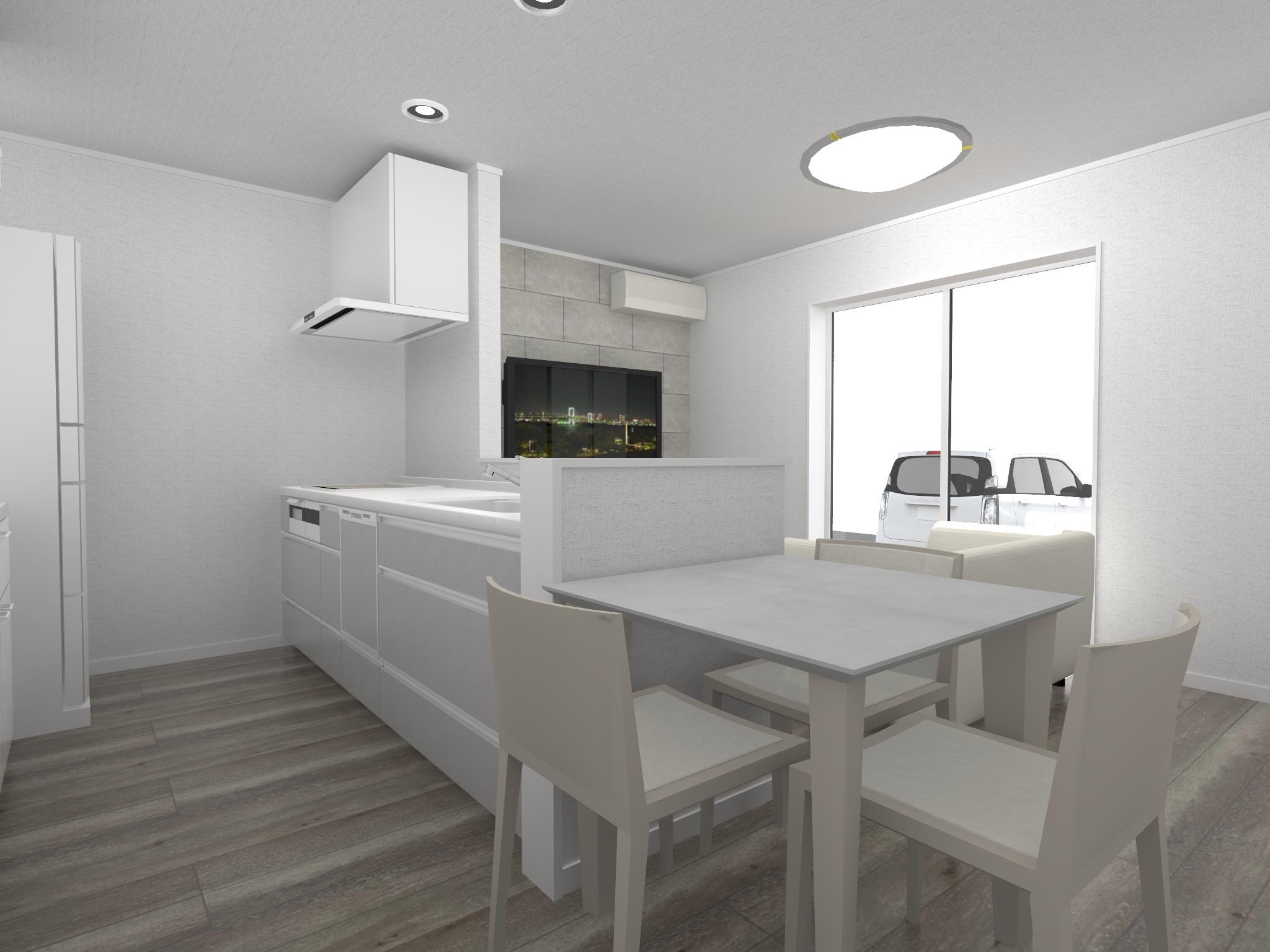 土岐市妻木町内観パース②