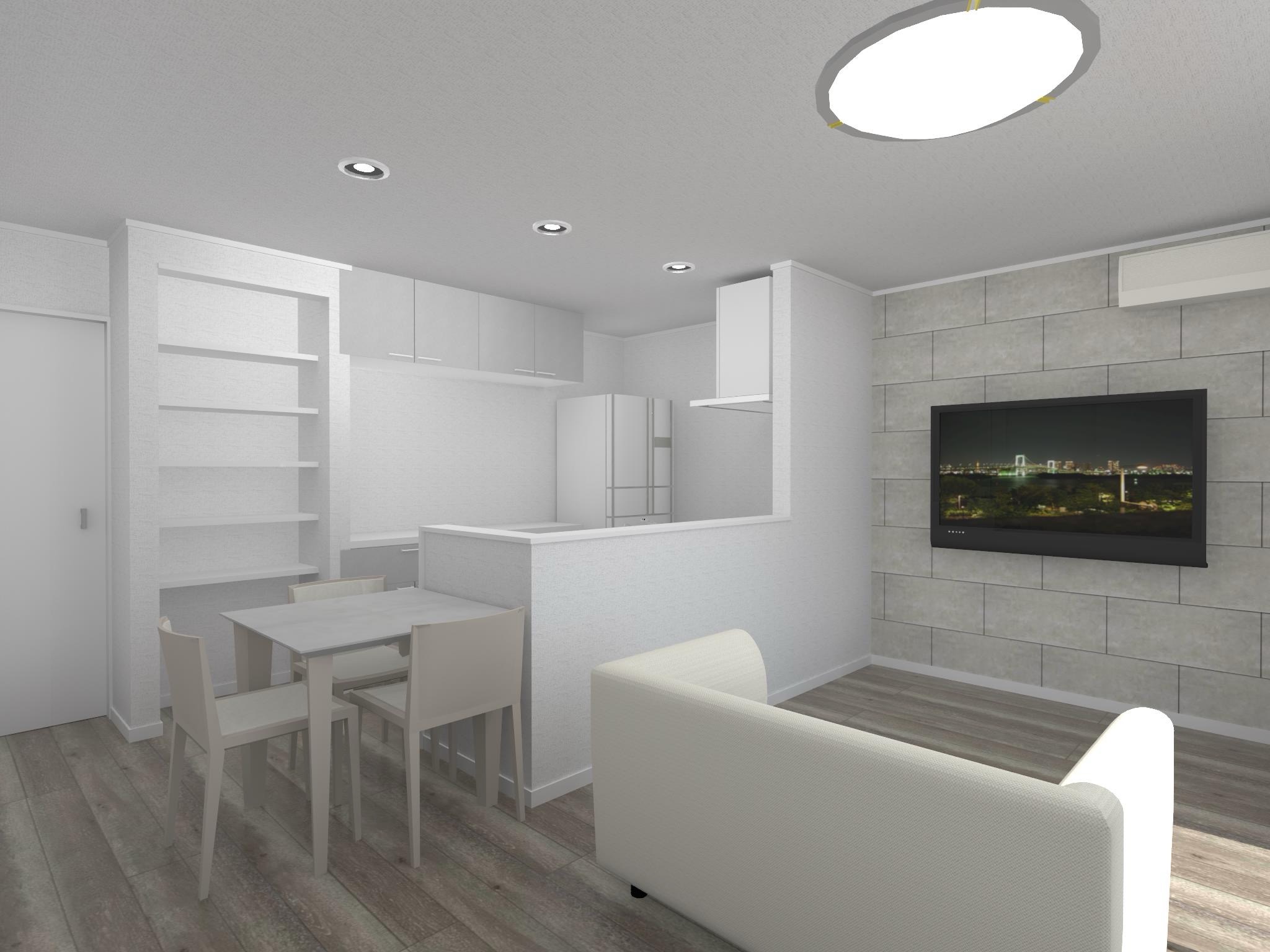 土岐市妻木町内観パース①